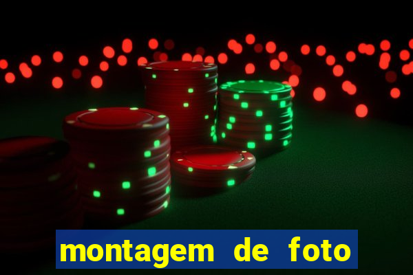 montagem de foto com simbolo do flamengo